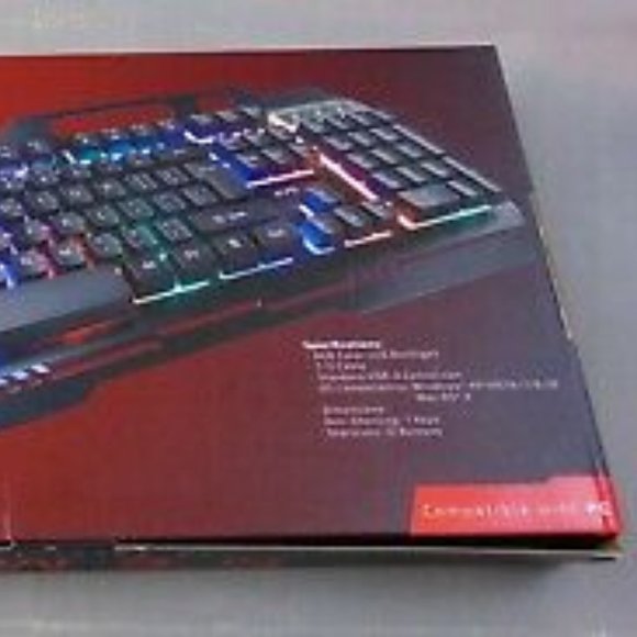 Infiltrate EvoCORE Metal LED Rainbow Backlit PC & Gaming Keyboard Sealed New - Picture 8 of 12